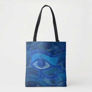 Bolso De Tela Ojo Azul de Horus