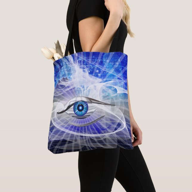 Bolso De Tela Ojo Cósmico Místico Dreamlike (Detalle)