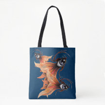 Ojo Dorado Surrealista Pez Dorado Fantasía Arte Or