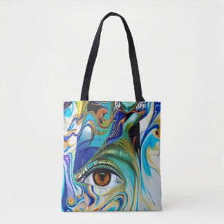Bolso De Tela Ojo en abstracto