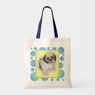 Bolso De Tela Ojo lindo del perrito de Pochi
