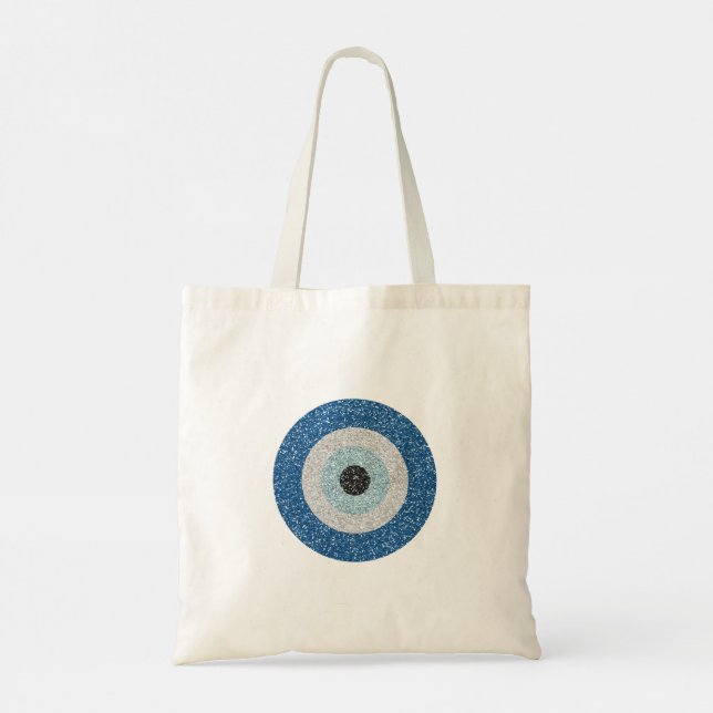 Bolso De Tela Ojo malvado - ojo azul (Reverso)