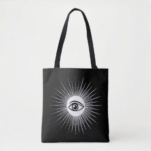 Bolso De Tela Ojo masónico