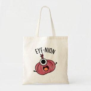 Bolso De Tela Ojo-nion Funny Onion Pun