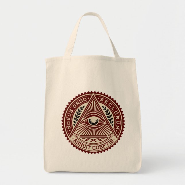 Bolso De Tela Ojo que todo lo ve (Frente)