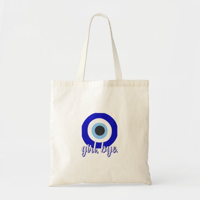 Bolso De Tela ojo turco  (Frente)