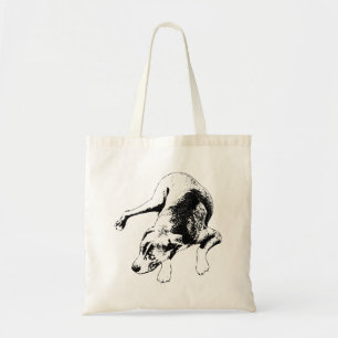 Bolso De Tela Ojos arriba, corazón abierto