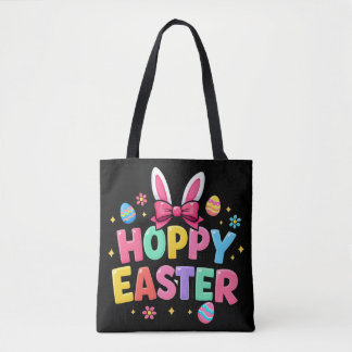 Bolso De Tela Ojos de conejo de Pascua Hoppy lindos Huevos de Pa
