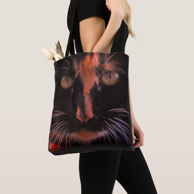 Bolso De Tela Ojos de gato  (Detalle)