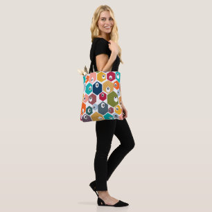 Bolso De Tela Ojos de Hexágono