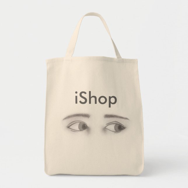 Bolso De Tela Ojos masculinos (Frente)