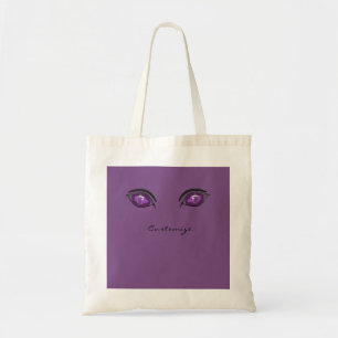 Bolso De Tela ojos morados mirando Thunder_Cove