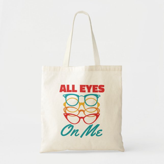 Bolso De Tela Ojos para mí divertida optometrista (Frente)