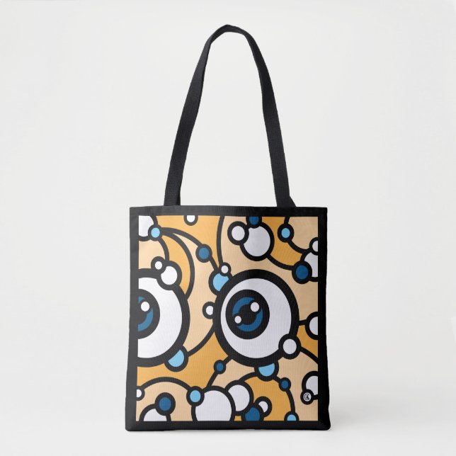 Bolso De Tela Ojos Sin Rostro (Anverso)