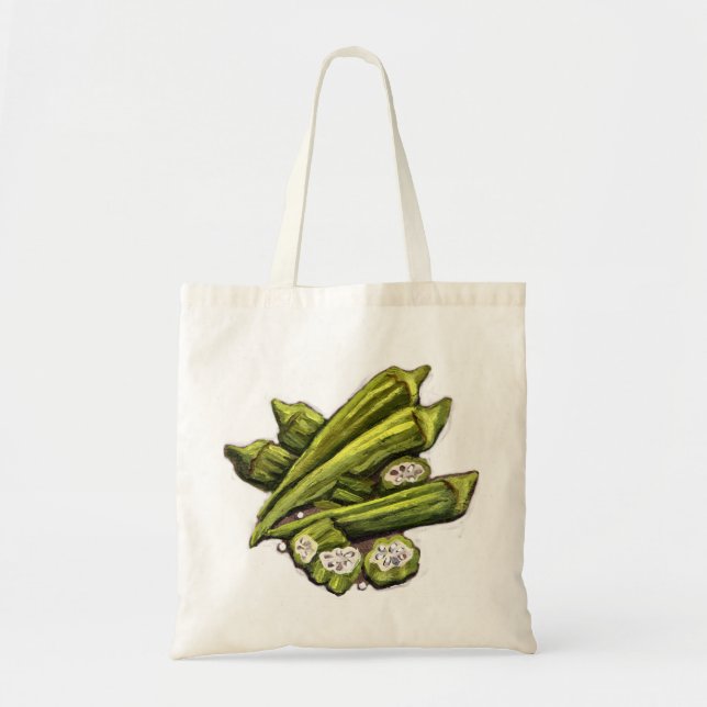 Bolso De Tela Okra fresco (Frente)