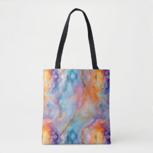 Bolso De Tela Ola de tinta moderna