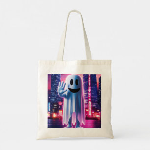Bolso De Tela Ola y Luces Urbanas Ghostly