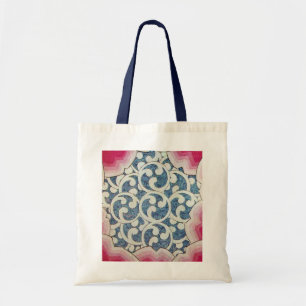 Bolso De Tela OLAS, amarillo azul