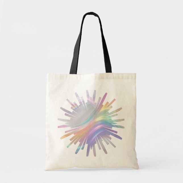 Bolso De Tela Olas de Luz (Frente)