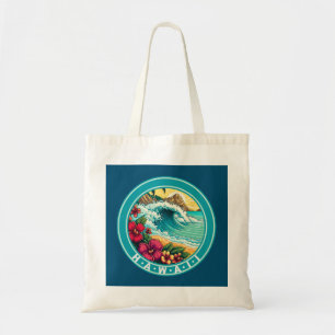 Bolso De Tela Olas de Playa de Hawái