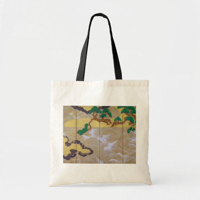 Bolso De Tela Olas en Matsushima (derecha), Tawaraya Sotatsu (Frente)