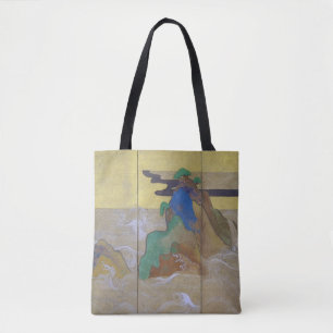 Bolso De Tela Olas en Matsushima (izquierda), Tawaraya Sotatsu