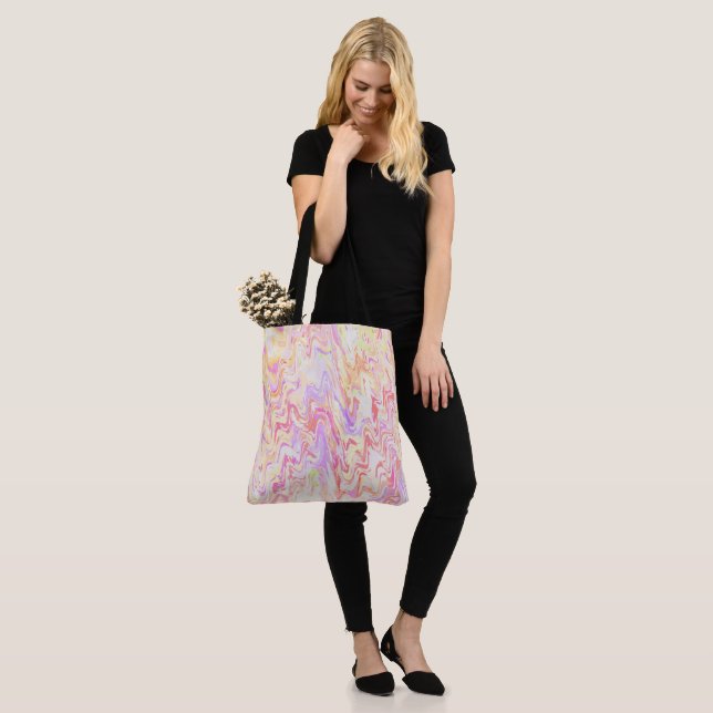 Bolso De Tela Olas Funky (Puesto)