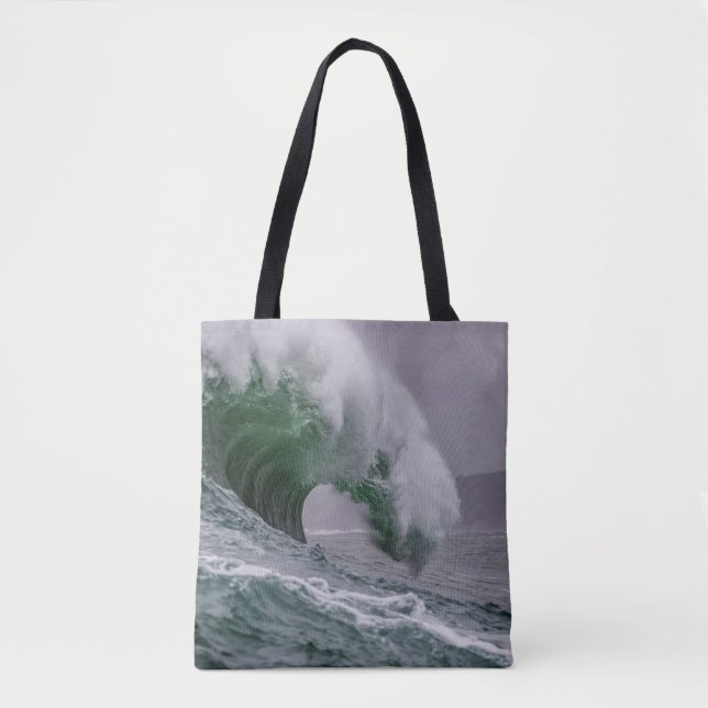 BOLSO DE TELA OLAS MARINAS (Anverso)