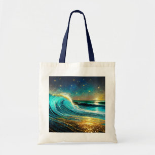 Bolso De Tela Olas oceánicas divergentes y relucientes