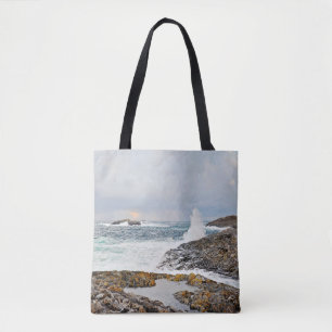 Bolso De Tela Olas oceánicas marejadas tormenta mar-mar
