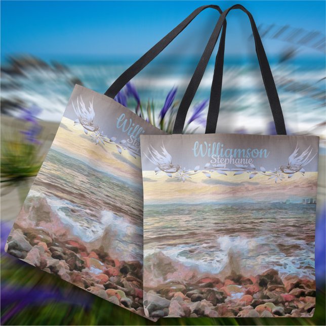 Bolso De Tela Olas rocosas 0742 (Subido por el creador)