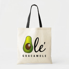 Bolso De Tela Ole Guacamole Aguacate Humor