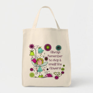 Bolso De Tela Olía las flores