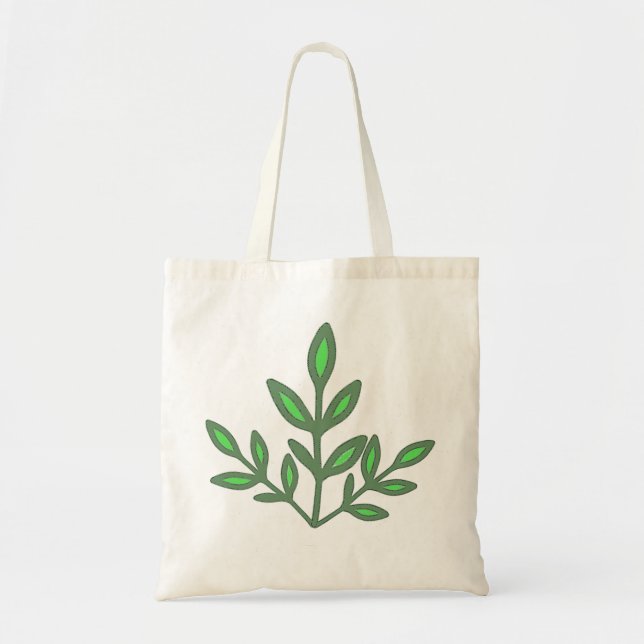 Bolso De Tela Olive Branch Serenity Tote Bag (Frente)