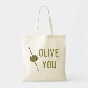 Bolso De Tela Olive You (I Love You) Funny Romantic Valentine
