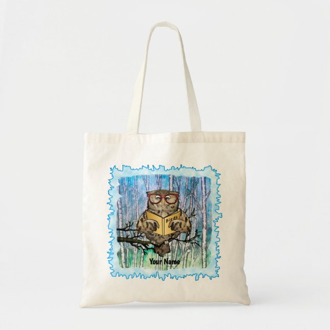 Bolso De Tela Oliver Owl Lee  (Frente)