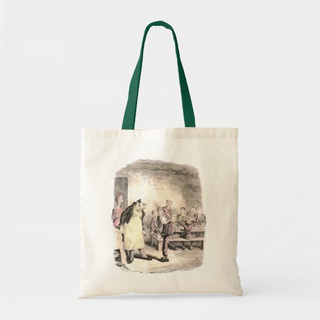 Bolso De Tela Oliver Twist pide más (Frente)