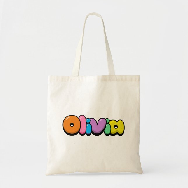 Bolso De Tela Olivia (Frente)