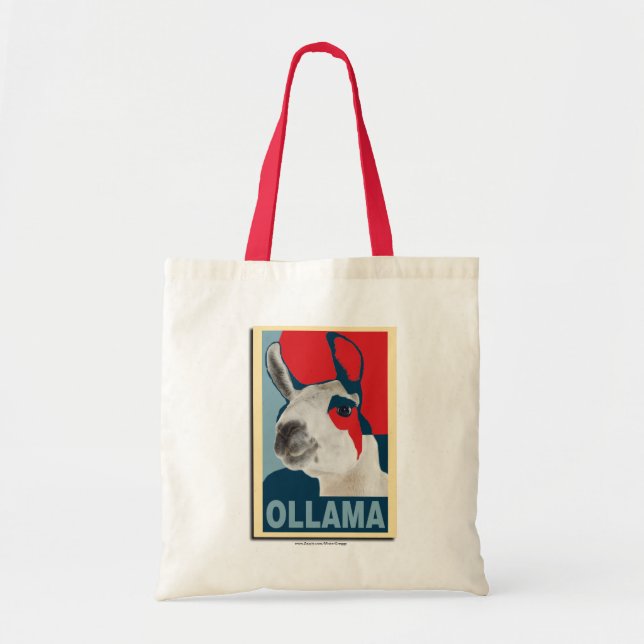 Bolso De Tela Ollama Obama - Totebag (Frente)