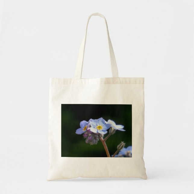 Bolso De Tela olvida que no flor en flor (Frente)