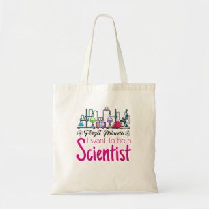 Bolso De Tela Olvídate de la princesa que quiero ser científic