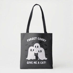 Bolso De Tela Olvídate Del Velo, Dame Un Halloween De Gato Fanta