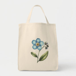 Bolso De Tela Olvídenme de no flor