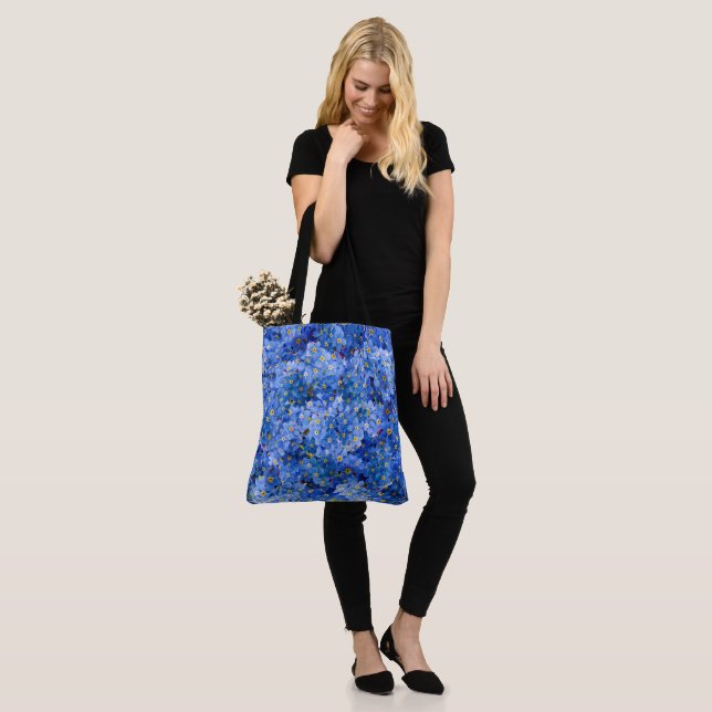 Bolso De Tela Olvídenme del patrón de flores (Puesto)