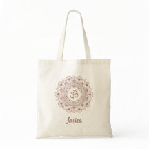 Om Mandala Nombre Polvo Rosa Yoga Yogi Señora Comp