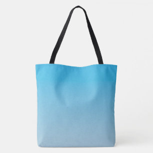 Bolso De Tela Ombre azul