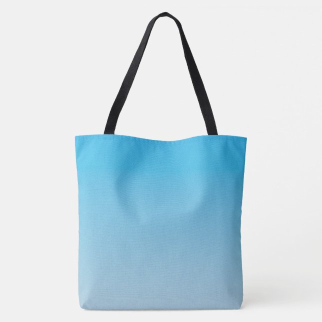 Bolso De Tela Ombre azul (Reverso)