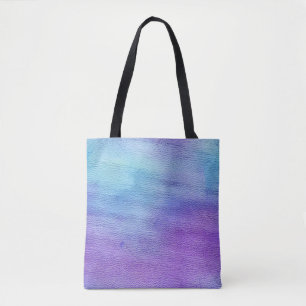 Bolso De Tela Ombre color azul y púrpura