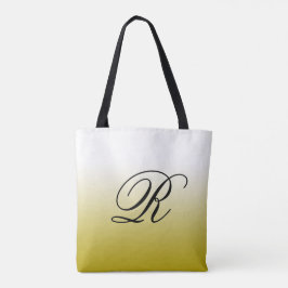 Bolso De Tela Ombre dorado sobre cualquier color con monograma