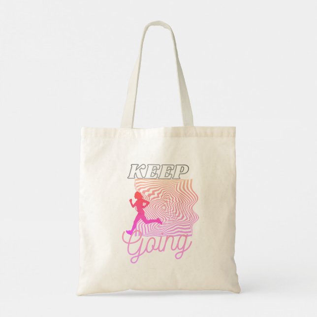 Bolso De Tela Ombre rosa de ejecución moderna y suave (Reverso)